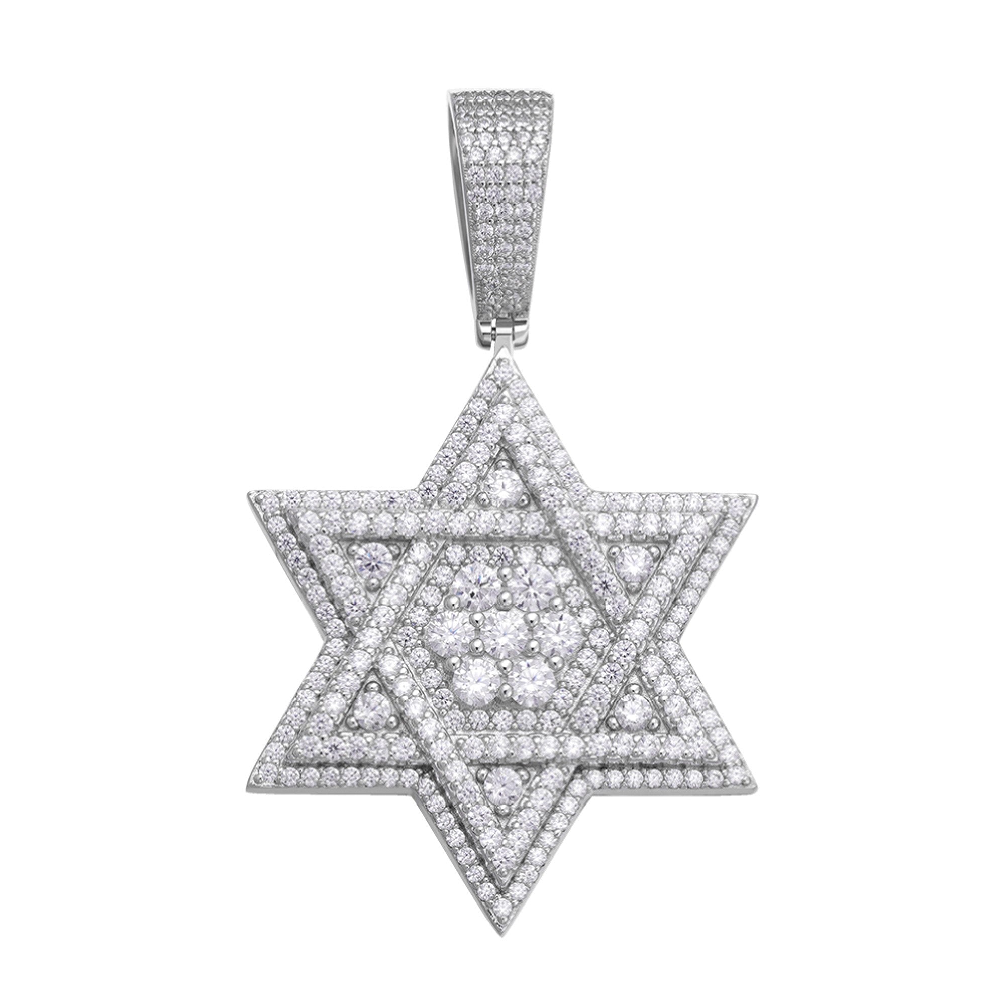 Star Moissanite Pendant - 925 Sterling Silver