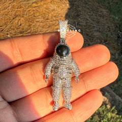 Astronaut Iced Out Pendant