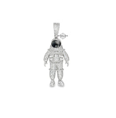 Astronaut Iced Out Pendant