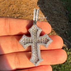 Cross Baguette Pendant