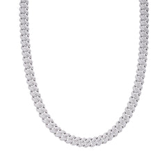 10mm Cuban Solitaire Moissanite Chain