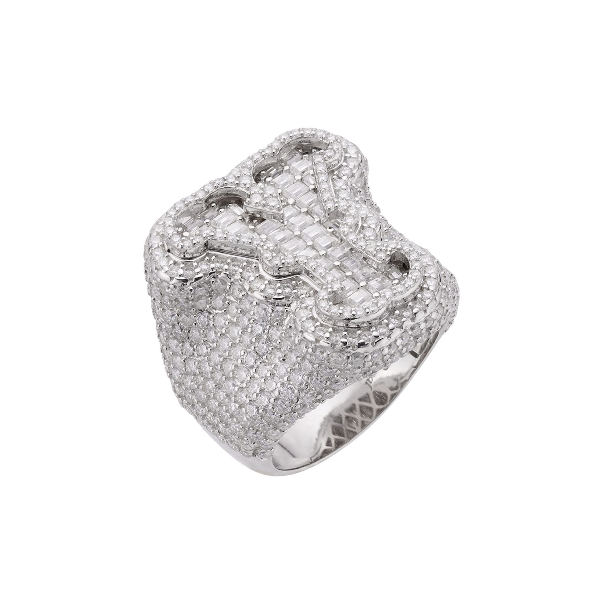 Letter Y Size 10 Moissanite Ring