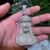 Moissanite Custom Jesus Pendant