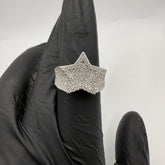 Moissanite Star Ring 925 Silver