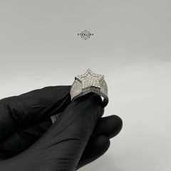Moissanite Star Ring 925 Silver