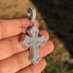 Cross Baguette Pendant
