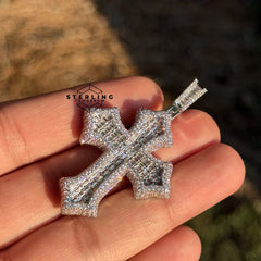 Cross Baguette Pendant
