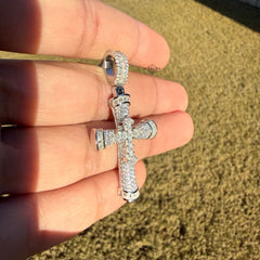 Moissanite Cross Pendant