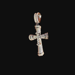 Moissanite Cross Pendant
