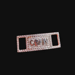 Moissanite 925 Silver CBFW Shoe Lace Tag