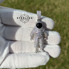 Astronaut Iced Out Pendant