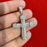 Moissanite Cross Pendant