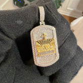 Iced Last Supper Pendant CZ Diamond Hip Hop Chain Gold & White Gold Plated Religious Bling Necklace Streetwear Jewelry Rope Chain