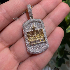 Iced Last Supper Pendant CZ Diamond Hip Hop Chain Gold & White Gold Plated Religious Bling Necklace Streetwear Jewelry Rope Chain
