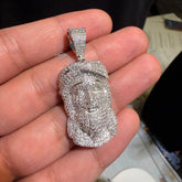 Moissanite Jesus Iced Out Pendant
