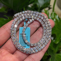 4mm Moissanite Tennis Chain