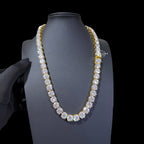 10mm Moissanite Tennis Chain 14k Gold Plated