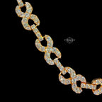 14mm Moissanite Infinity Chain 925 / Rose