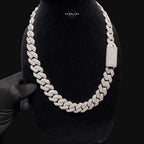 Moissanite 20mm 3D Cuban Chain
