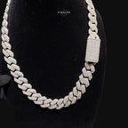 Moissanite 20mm 3D Cuban Chain