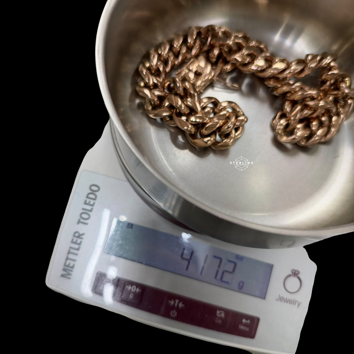 20mm Rose Gold Stainless Steel Cuban Chain 24"