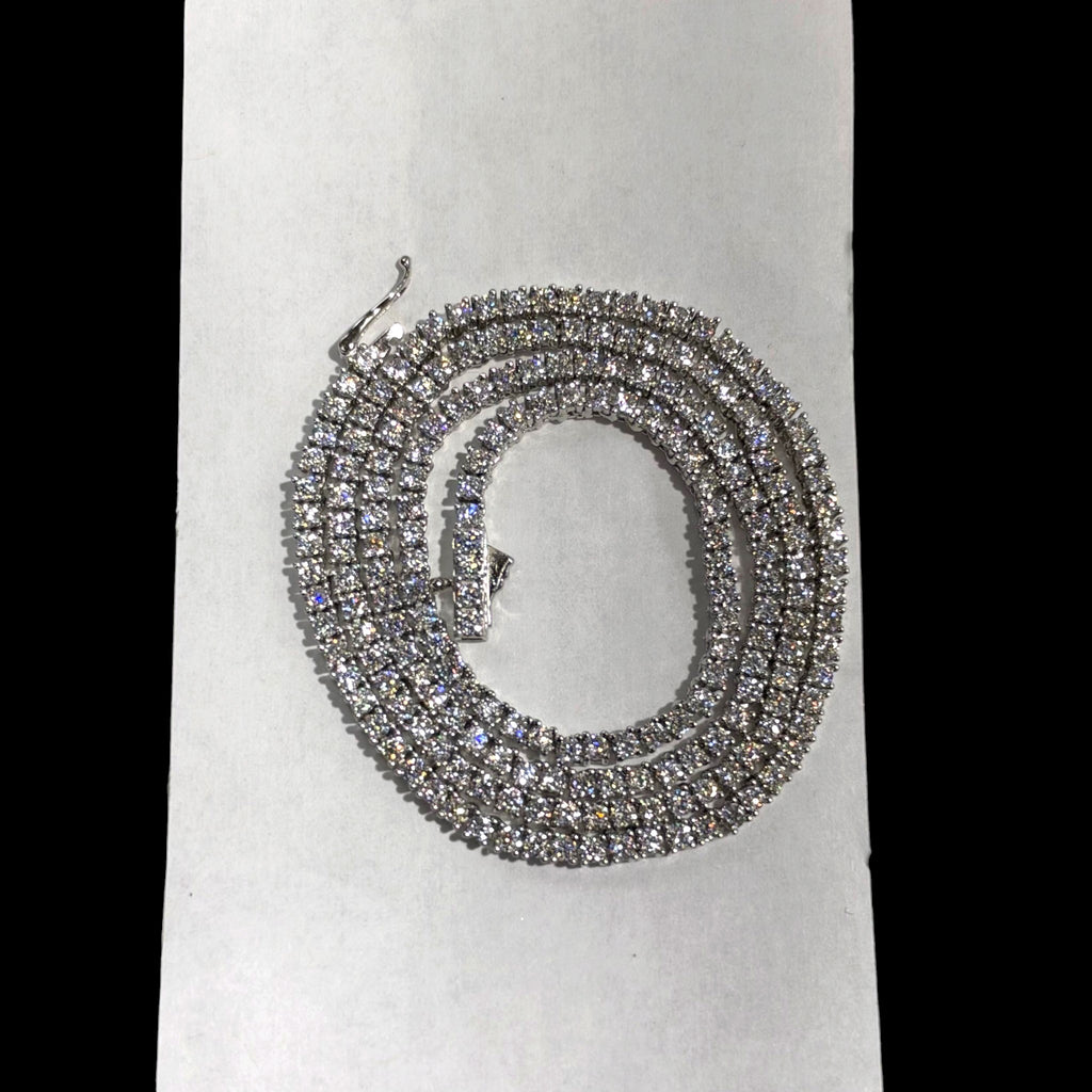 2mm Moissanite Tennis Chain