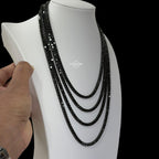 4mm Black Iced CZ Tennis Chain