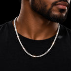 4mm Moissanite Tennis Chain
