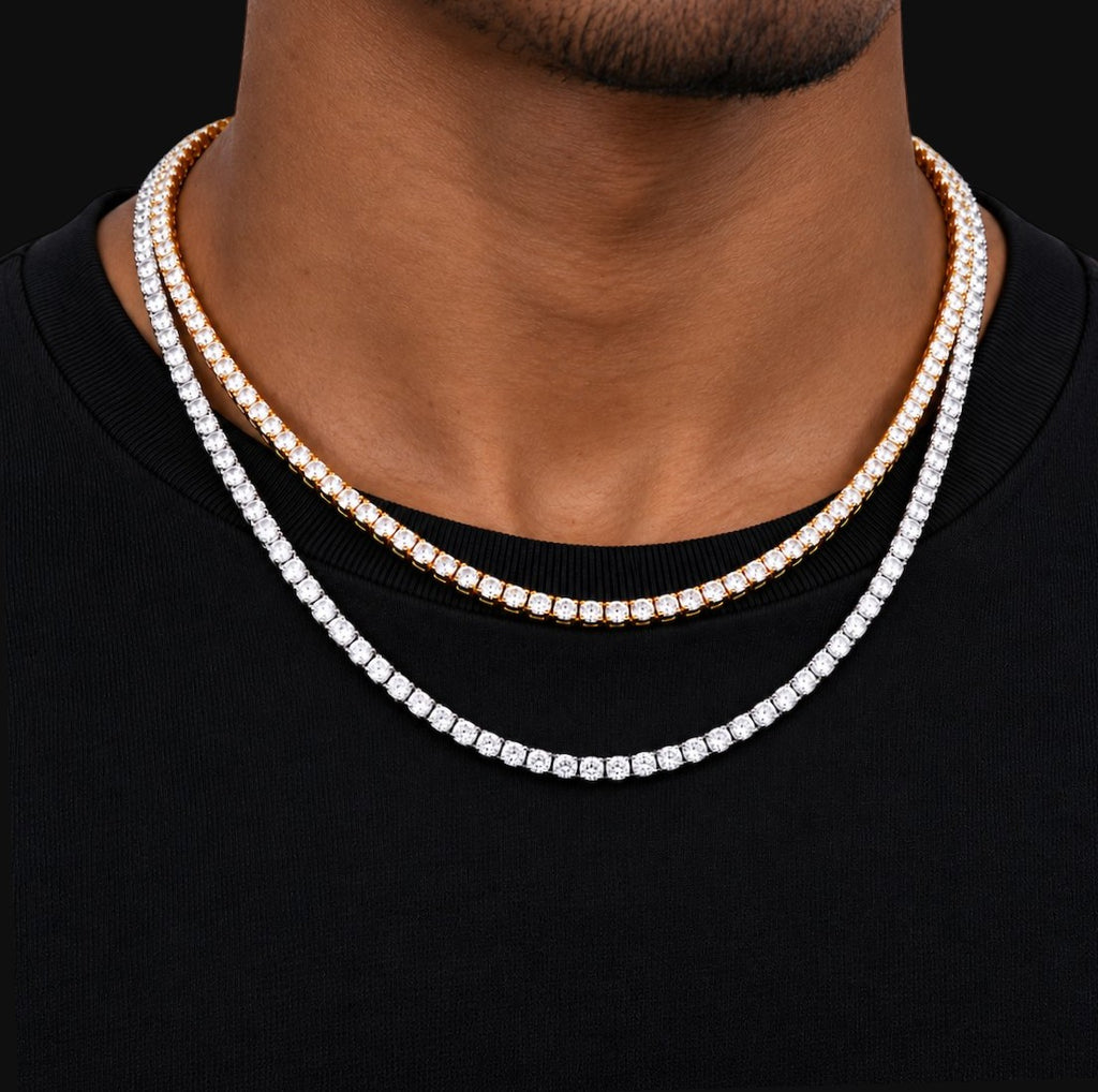 4mm Moissanite Tennis Chain