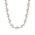Infinity 3 Cross Moissanite 22" Religious Necklace