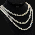7mm Flower Tennis Necklace 14k Gold Plated CZ