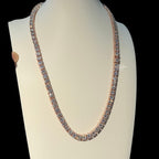 7mm Moissanite Tennis Chain ICED OUT SIDES Rose