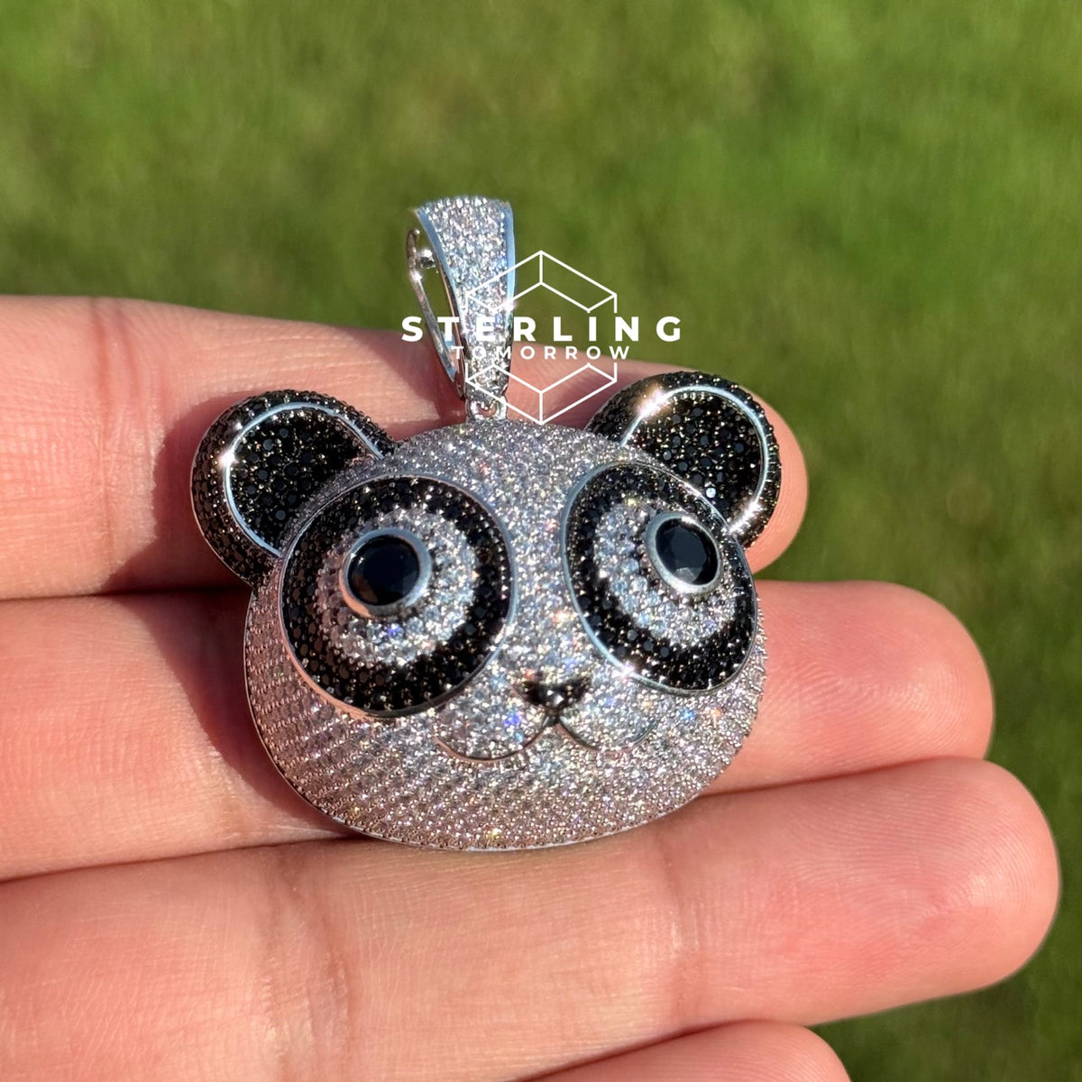 Iced Out Panda Pendant