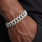 12mm Moissanite Miami Cuban Bracelet