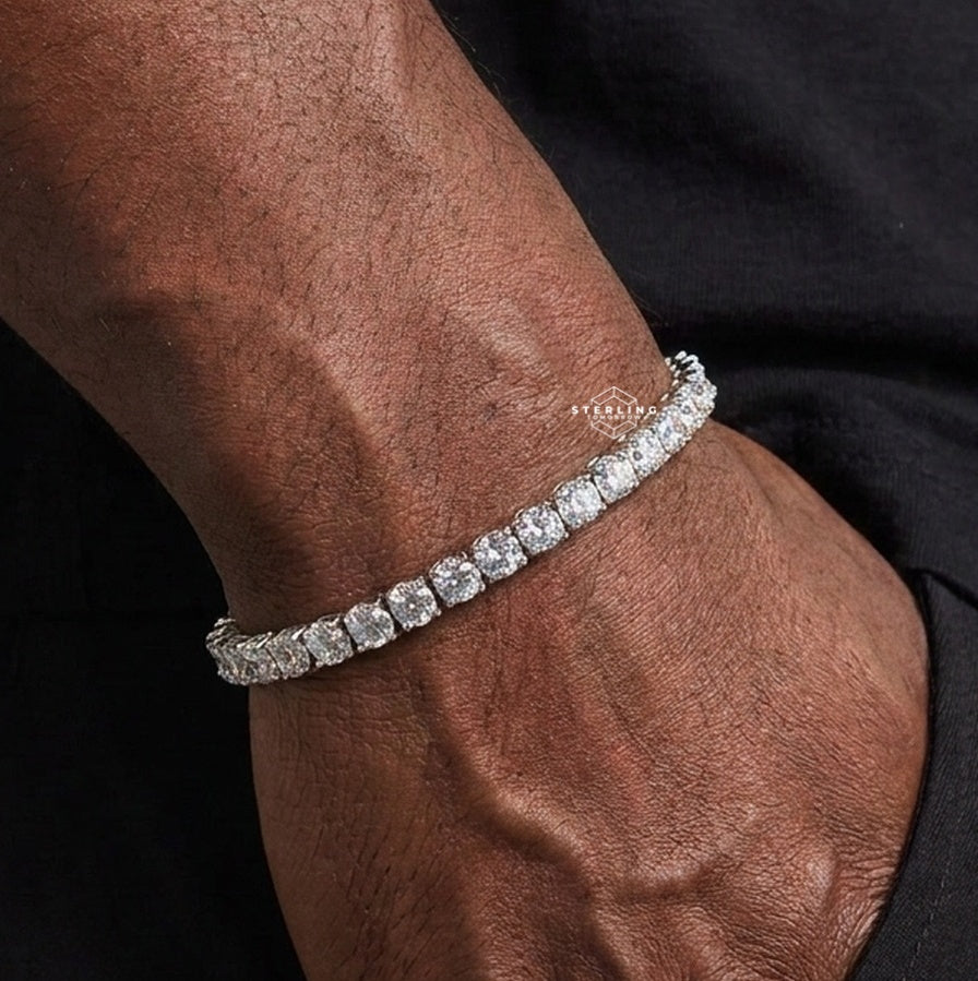 4mm Moissanite Tennis Bracelet