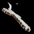 Moissanite Multi Cut Cross Pendant, 925 Silver Iced Out Hip Hop Necklace