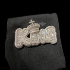 King Silver Tone Pendant