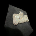 King Silver Tone Pendant