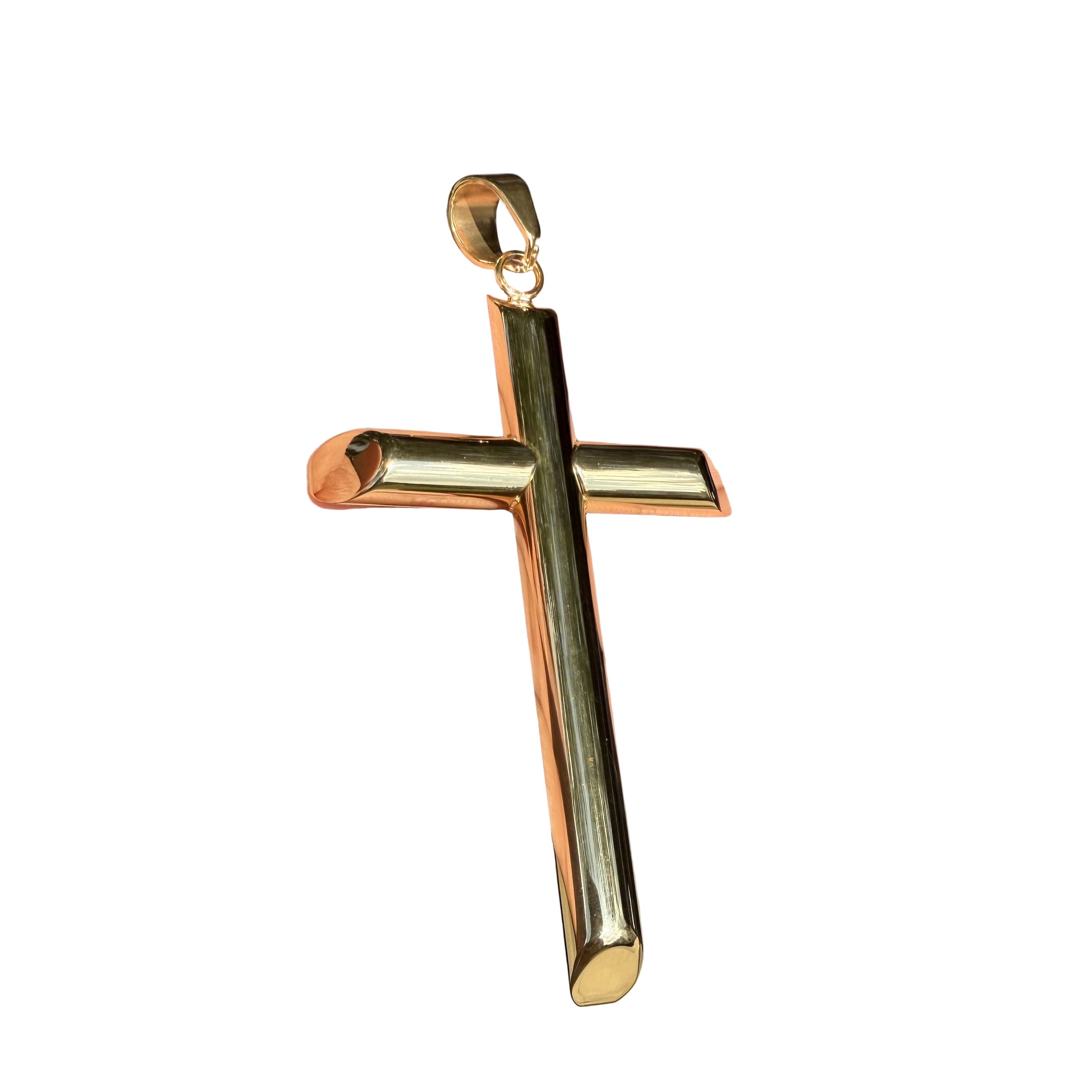 Large Cross Stainless Steel Pendant