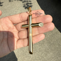 Large Cross Stainless Steel Pendant