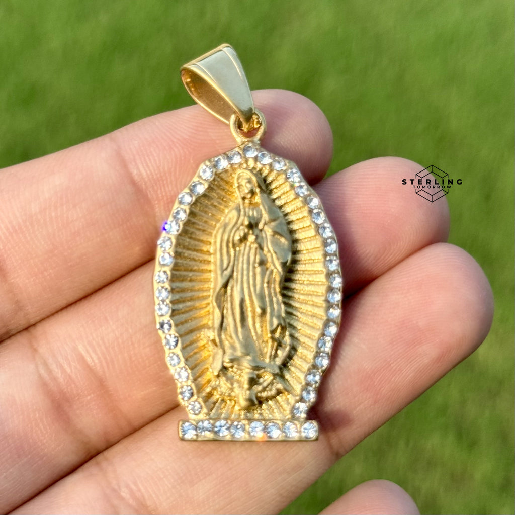 Guadalupe St. Mary Stainless Steel Pendant