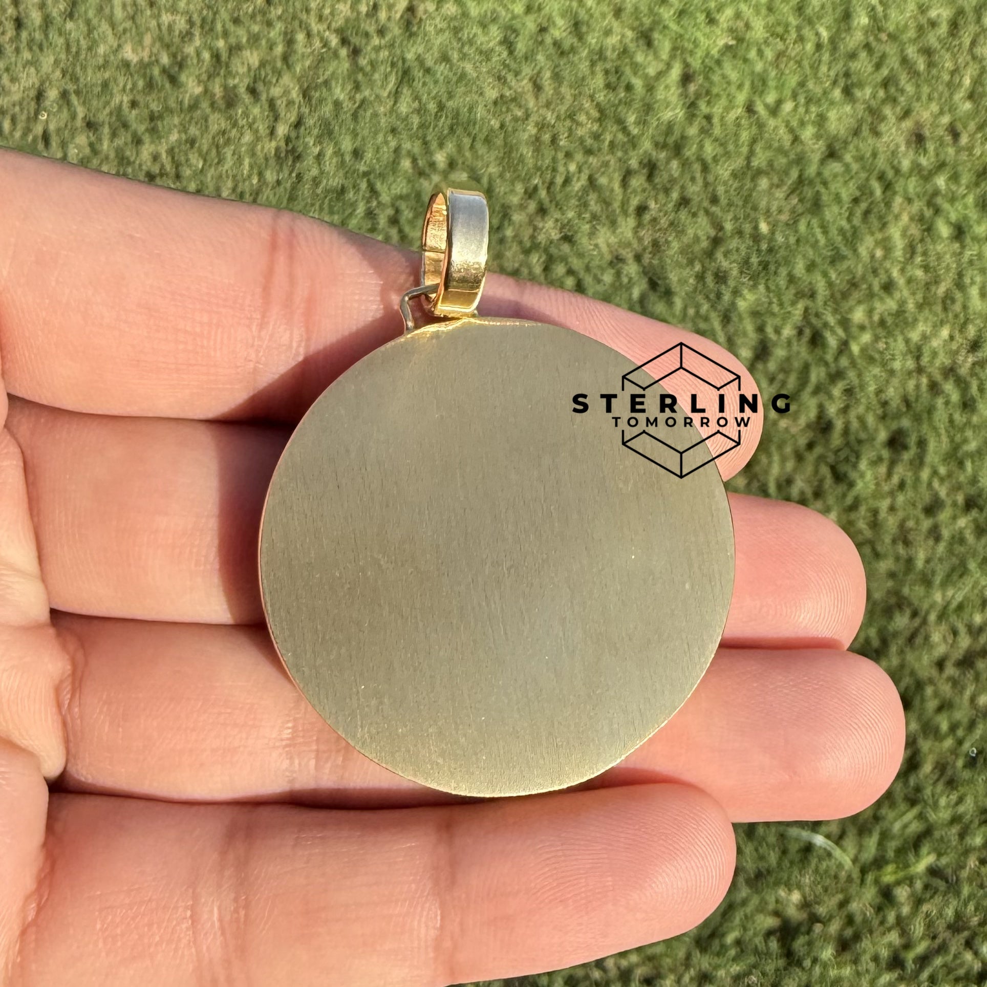 Horse Medallion Stainless Steel Pendant