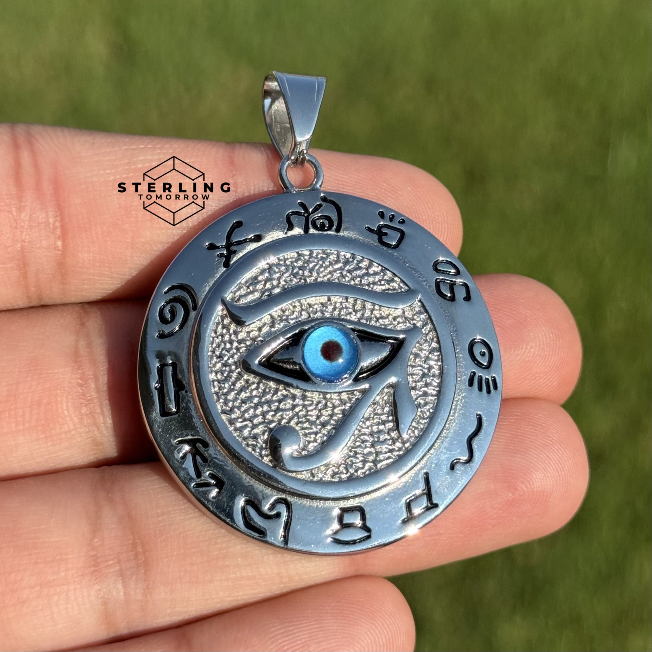 Eye of Horus Stainless Steel Pendant