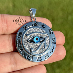 Eye of Horus Stainless Steel Pendant
