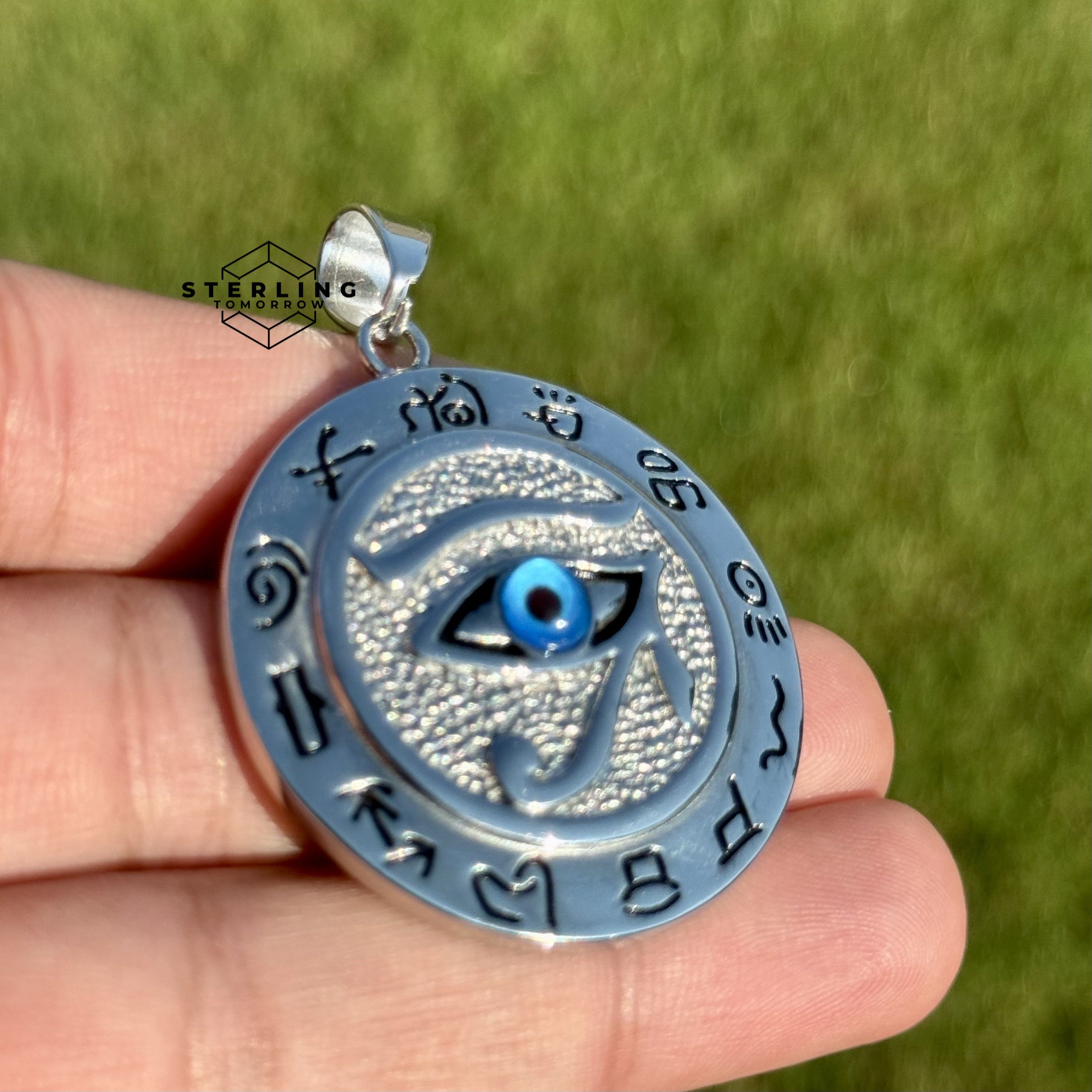 Eye of Horus Stainless Steel Pendant