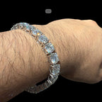 8mm Moissanite Tennis Bracelet 8 Inch
