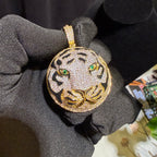 Tiger Head Bling Pendant