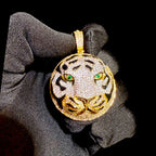 Tiger Head Bling Pendant