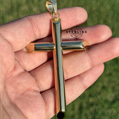 Large Cross Stainless Steel Pendant