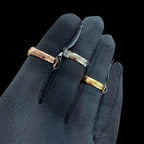Moissanite Baguette Prayer Hands Cross Ring, Men's 925 Silver Iced Out Hip Hop Ring, Gold Rose Silver